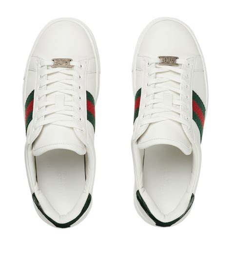 gucci ace trainers harrods|Womens Gucci white Leather Ace Sneakers .